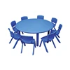 TY-9164D round, square multiple shape children plastic furniture