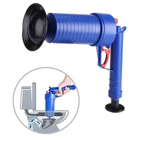 

Amazon Top Seller 2020 Cleaning Gadget Factory Direct Home ABS Blue Pipe Dredging Device Sink Ventilator Sewer Drain Blaster Gun