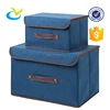 Wholesale pp non woven fabric home underwear foldable storage boxes