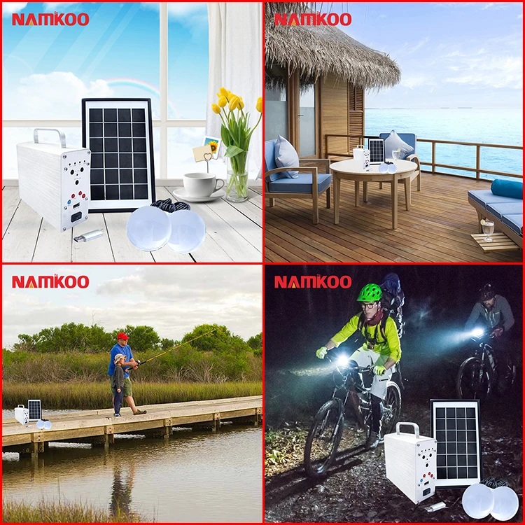 3w Solar Light Speaker 10w Solar Power Speaker Kits Mini Portable Home Lighting System Solar Bt