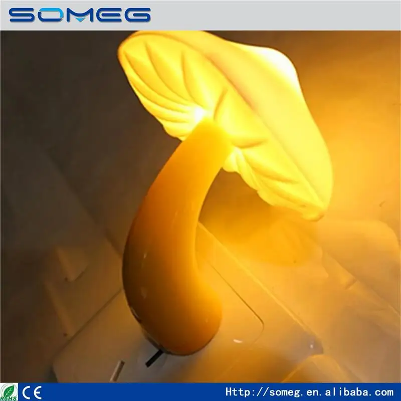 Kinderzimmer Schlafzimmer LED Nachtlicht Lichtsensor Pilz Lampe LED-Licht