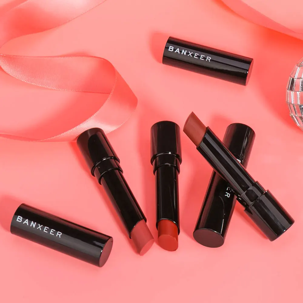 

BANXEER Cosmetics Cruelty Free GMP Approved 12 Colors Velvet Matte Lipstick Fashionable