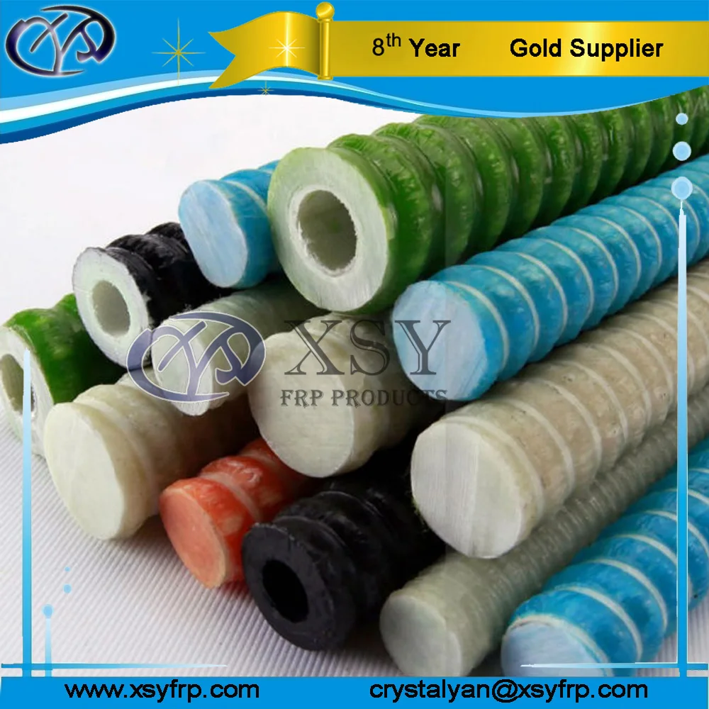 
Cuttable Pultrusion Fiberglass Rock Anchor Bolt With Nut And Tray 