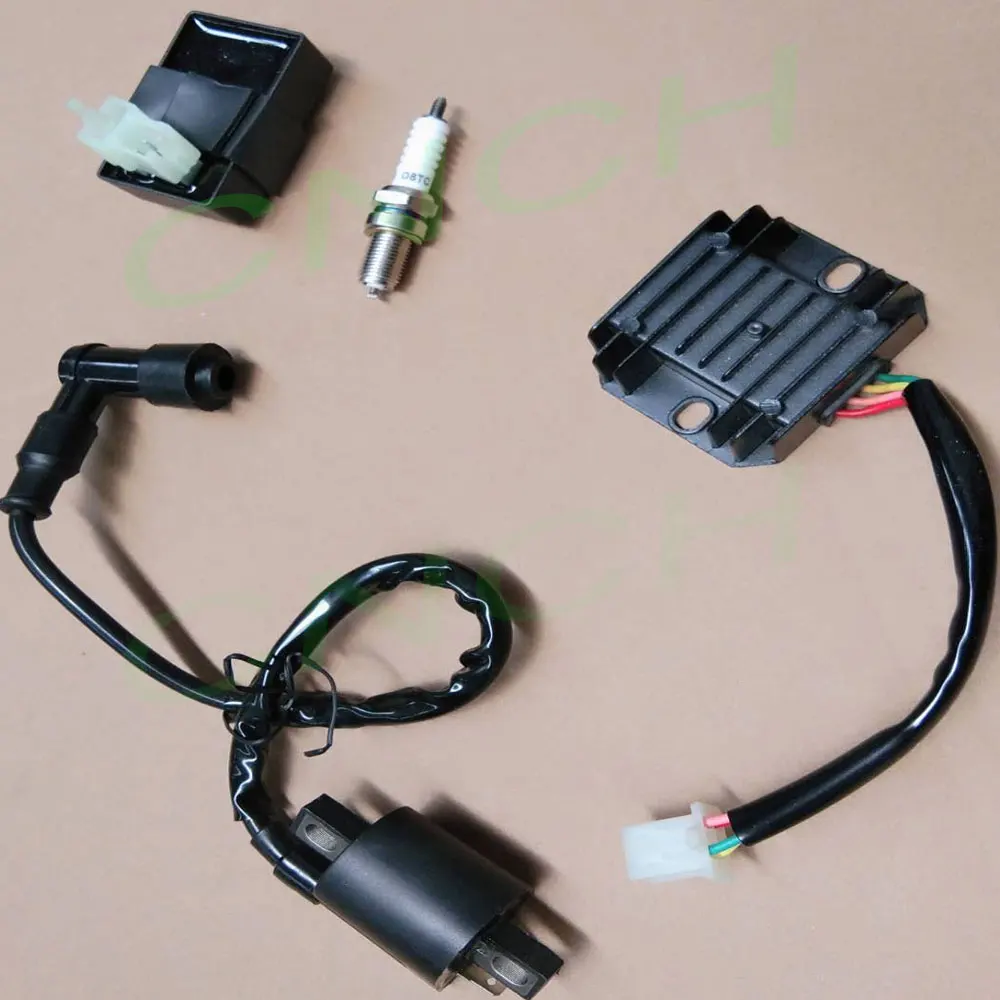 Motorcycle Full Wiring Harness Loom Ignition Coil Cdi For Cc Cc Cc Cc Atv Quad Buggy