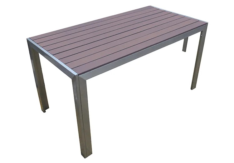 Outdoor Furniture Composite Teak Aluminum Desk