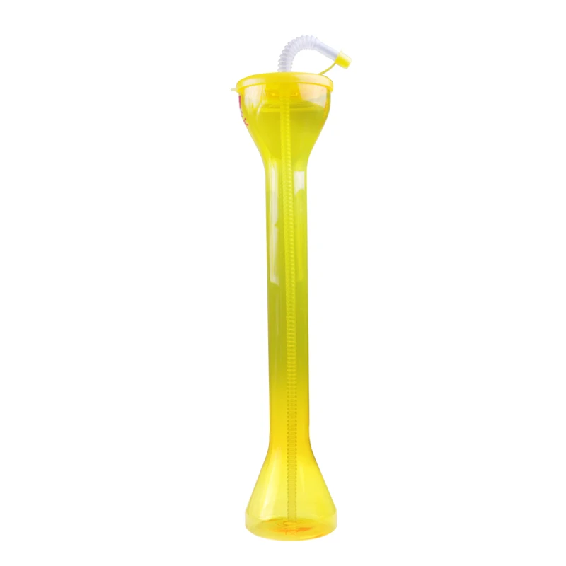 Colorful Plastic 24oz Yard Cup Whole Sale Gifts Yard Cup With Straw