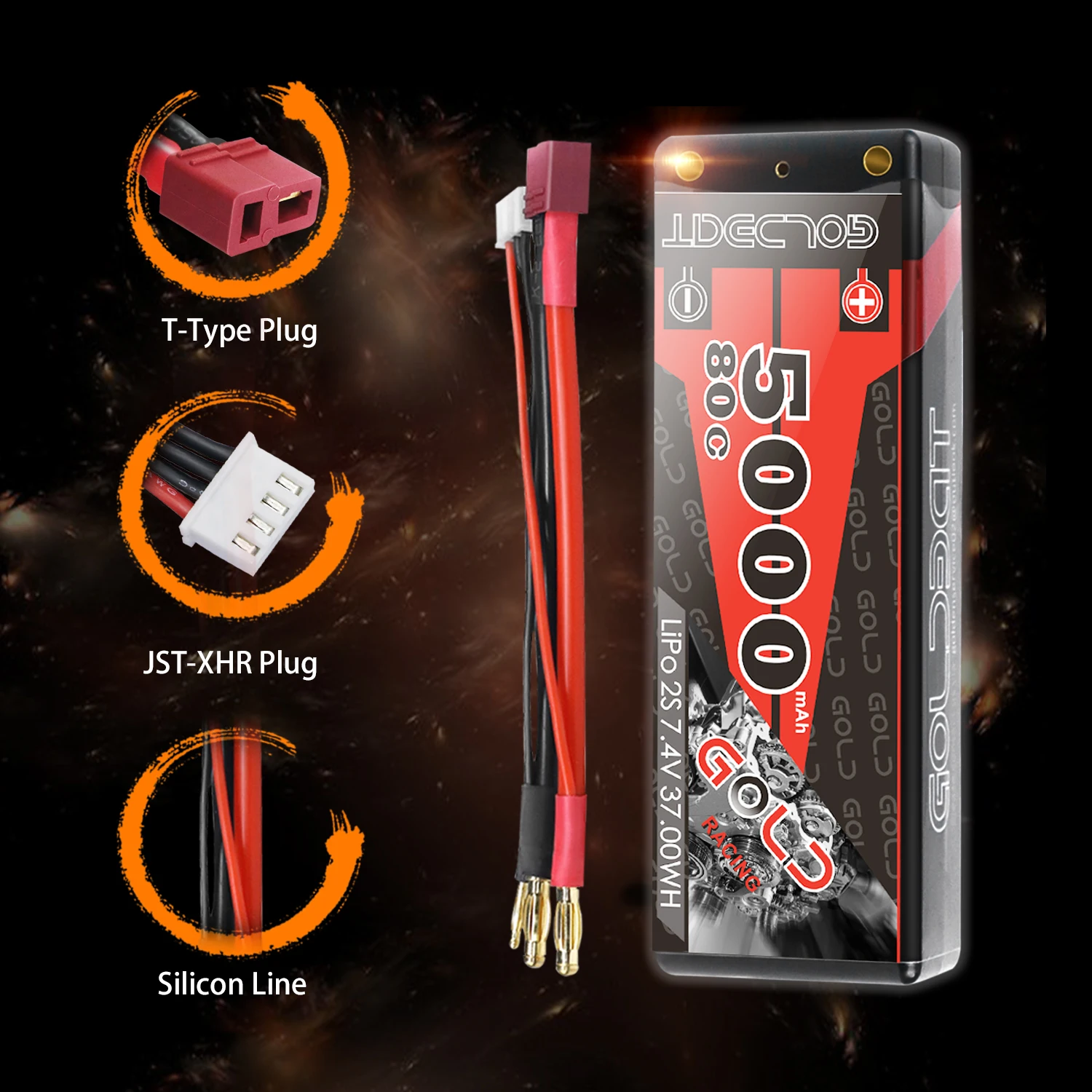 rc car battery 5000mah