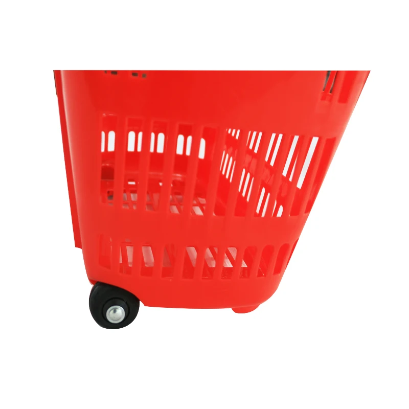 Supermarket Plastic Trolley Baskets With Wheels Buy Supermarket