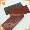 creative custom 3d embossed pvc rubber patch/label for clothing
