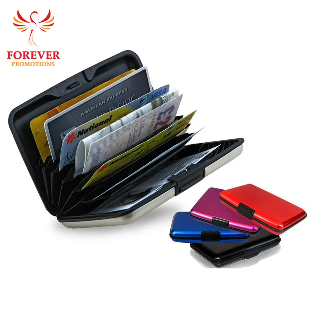 Aluminum Business Card Holder LASER ENGRAVED TO ORDER
