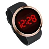 Fashion Golden Edge Touch Screen Digital Led Watch