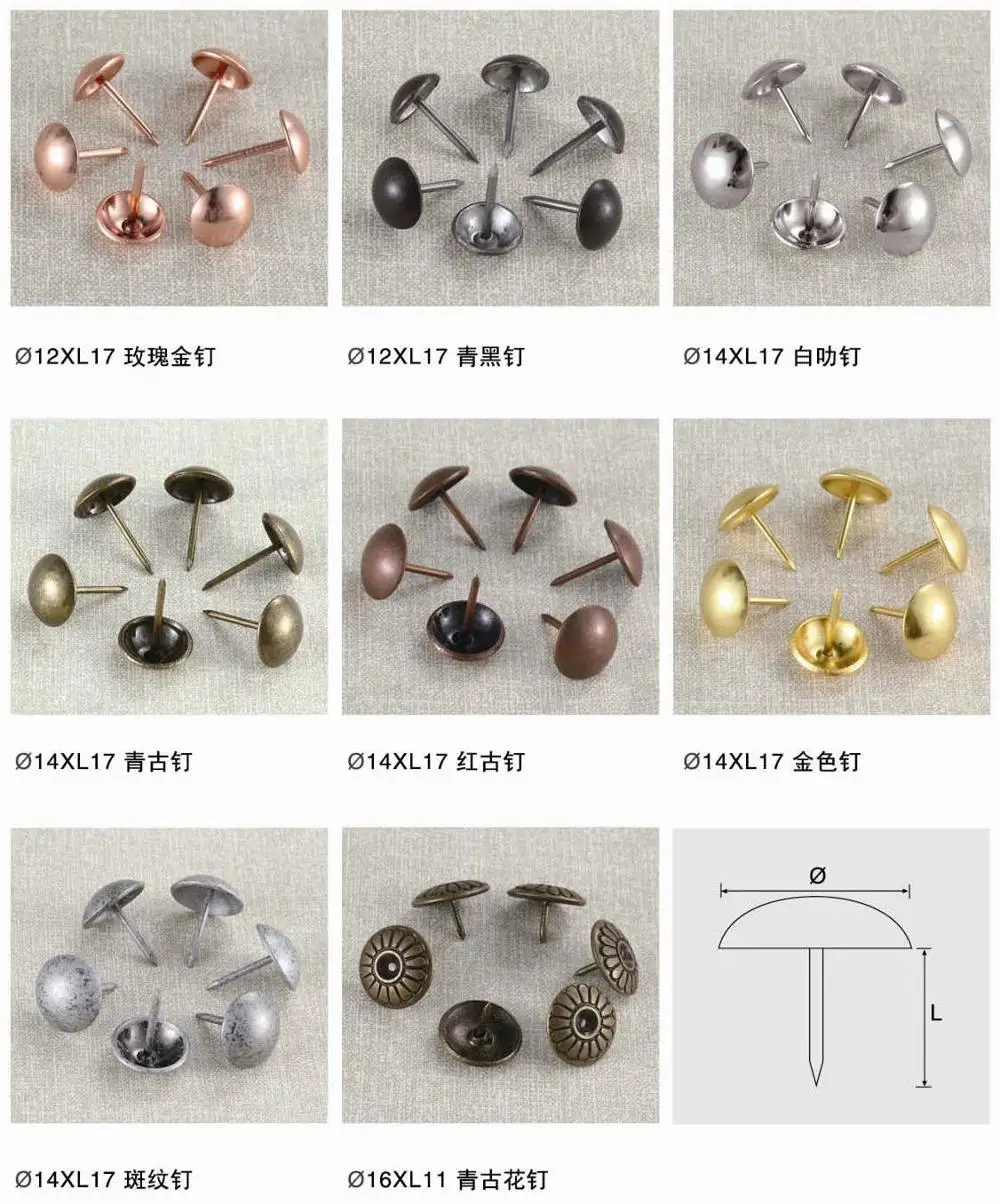 sofa nails bubble nail article nails furniture hardware fitting copper iron bubble nails vt-14.112