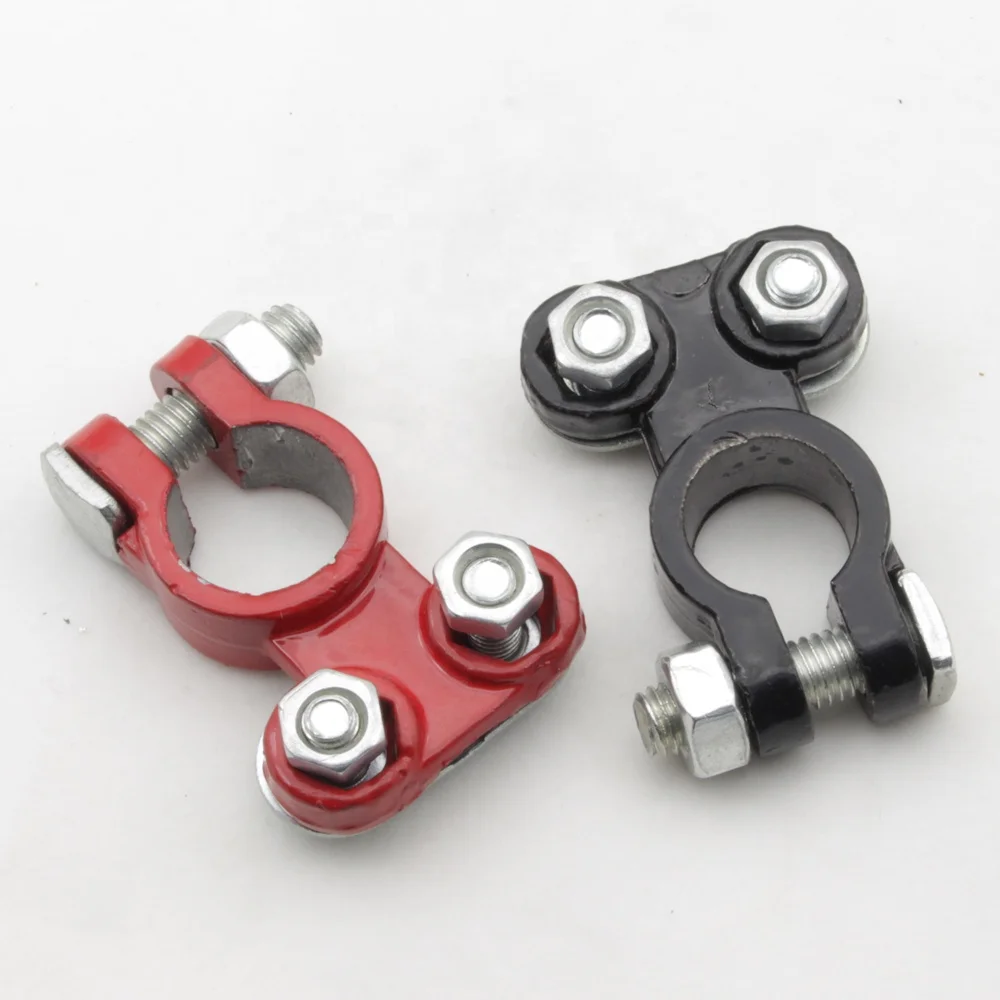 High Quality Red And Black Auto Lead Alloy Battery Cable Terminal