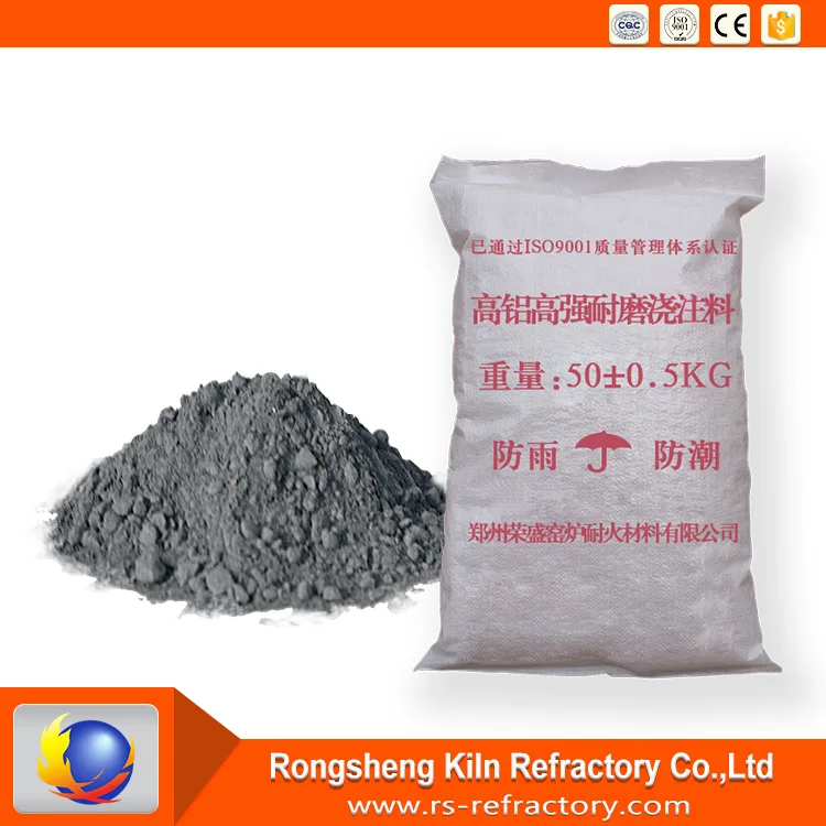 High Strength High Alumina Refractory Castable for CFB Boiler and Cement Rotary Kiln