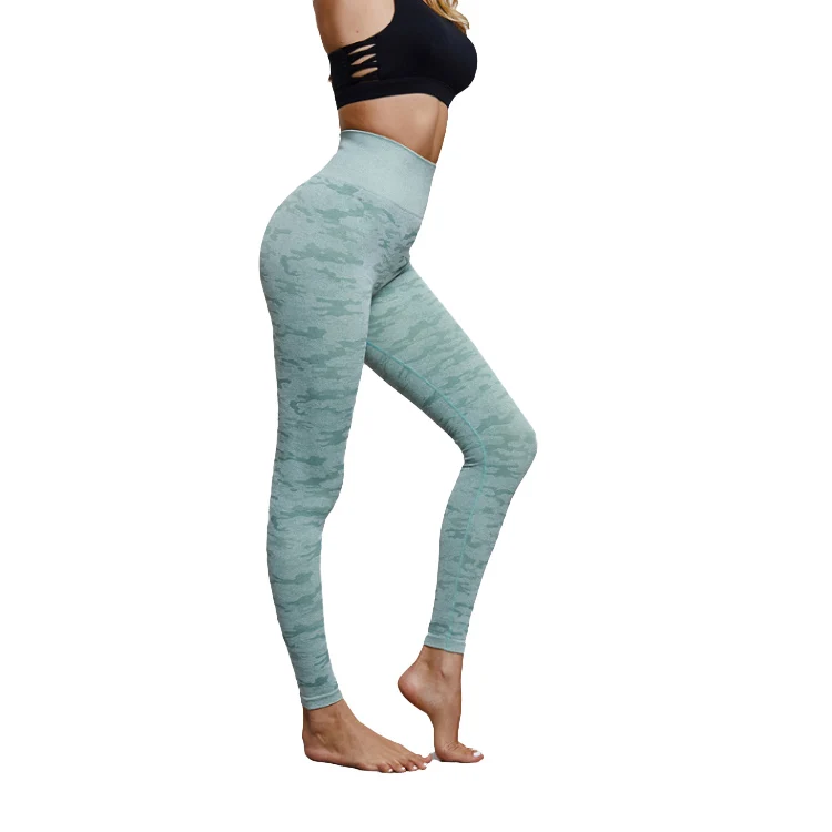 

Camouflage Print OEM Private Label Logo Custom Seamless Leggings
