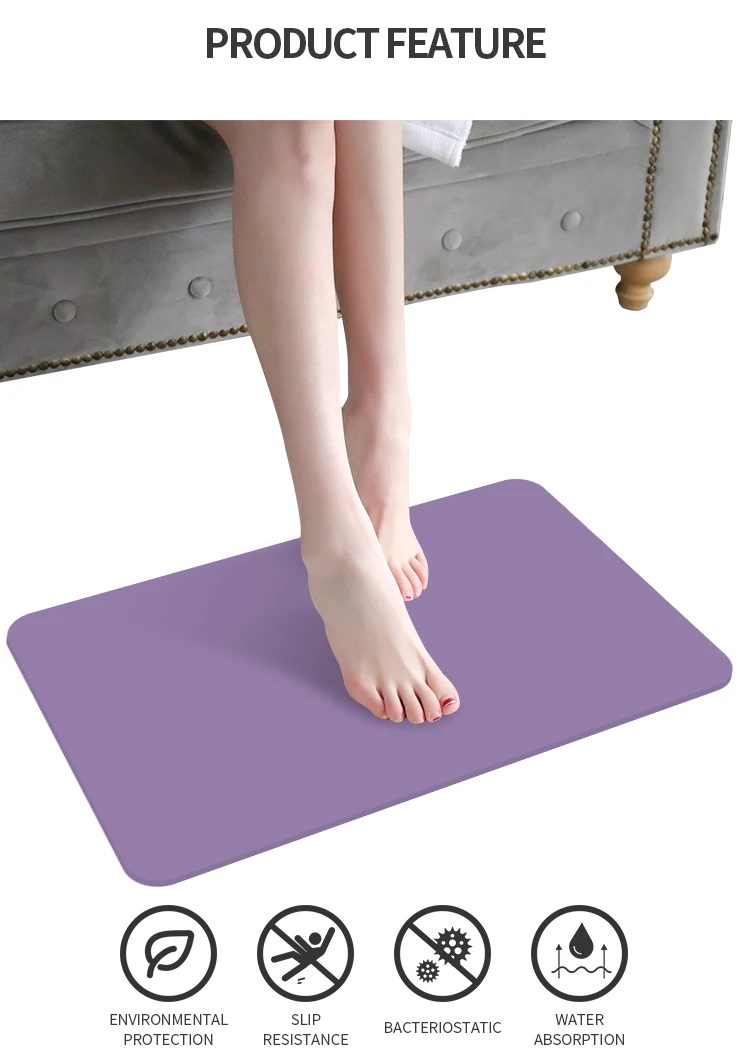 Ultra Strong Water Absorbent Non Slip Antibacterial Fast Drying