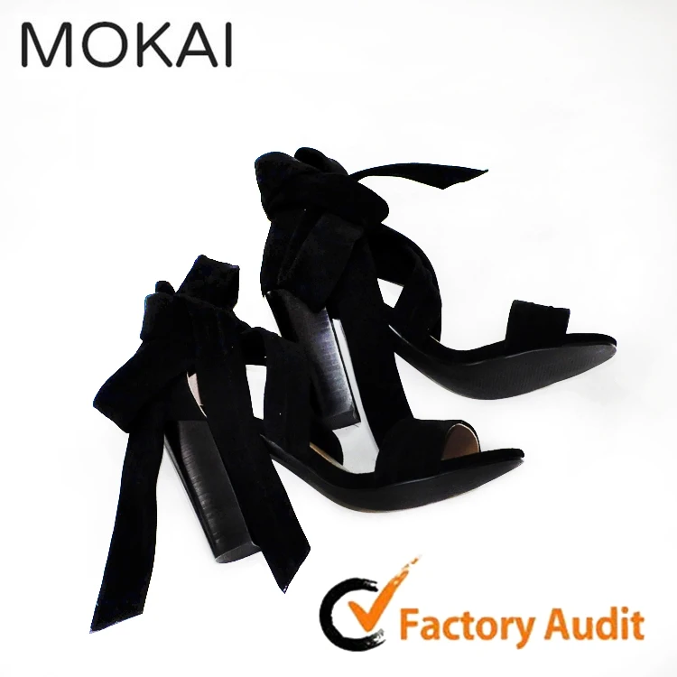 Product from China: Suede leather chunky heel latest ladies sandals
designs new model women sandals