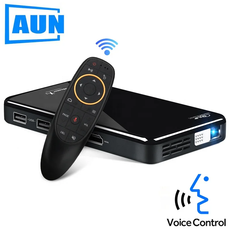 

AUN X2 MINI Projector Android 7.1(1+8), WIFI, Bluetooth, Support 1080P, PS4 Smart Beamer. Portable Projector Home Cinema