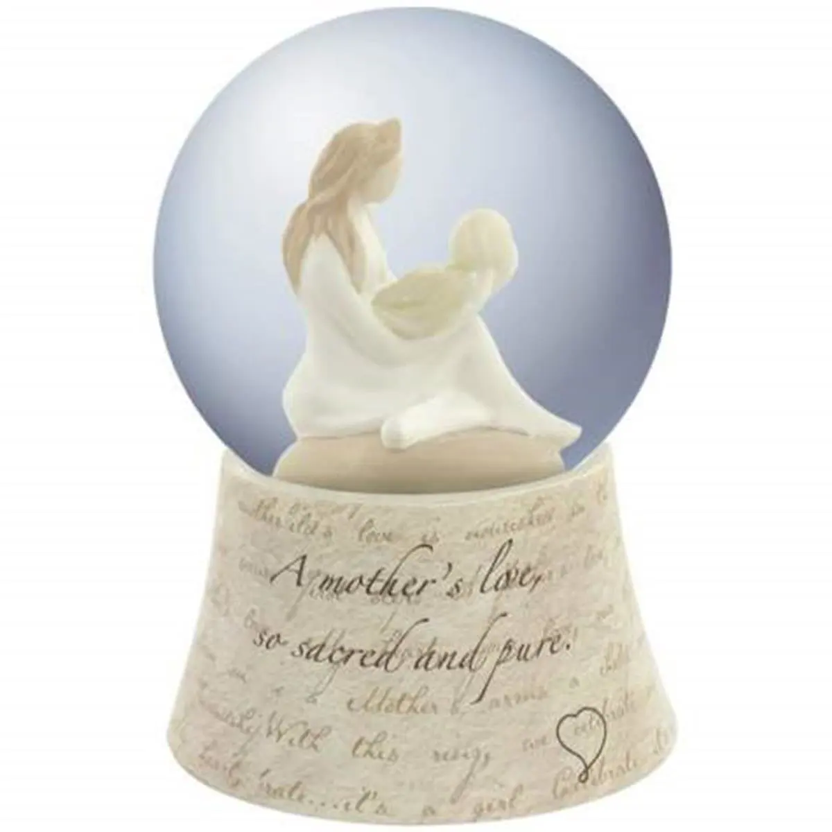 mother and daughter snow globe
