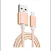 Newest Zinc Alloy Vertical Stripes Wire USB2.0 Data Cable for samsung