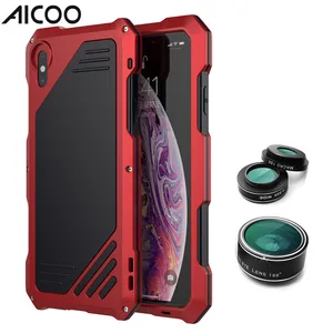 AICOO Shockproof Waterproof Phone Case Fisheye Lens