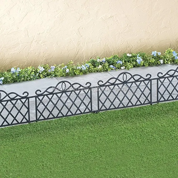 Easy to Install Lattice Fence Plastic Garden Border Edging,multiple
