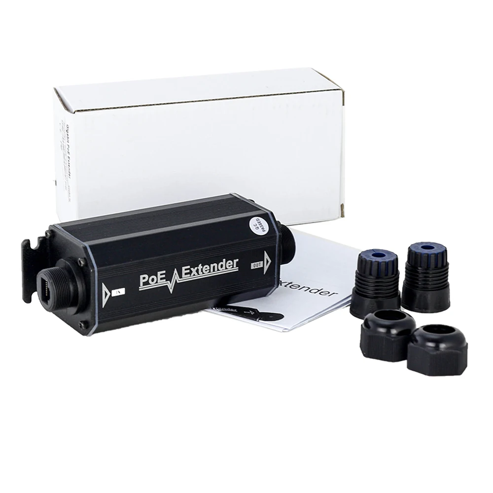 

2019 New Gigabit Industrial Waterproof PoE Extender For IP Cameras, N/a