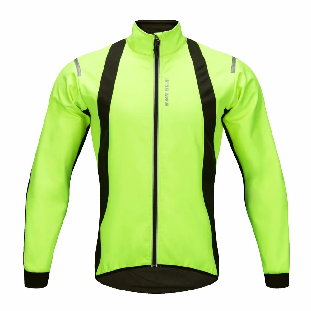 

Wosawe Men's 2017 NEW Soft Shell Wholesale Breathable Pro Team Thermal Fleece Cycling Long Sleeves Clothing, Picture