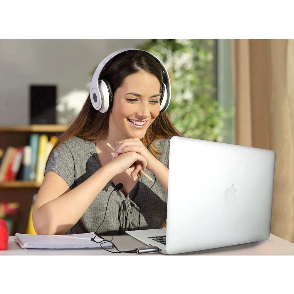 MAONO Built-in sound card Omni-directional lavalier laptop usb microphone