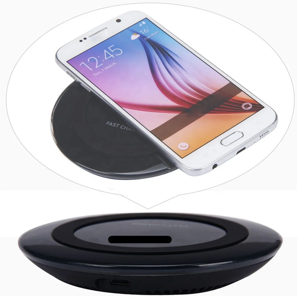 

Universial cell phone QI Wireless Fast charger quick Charging pad For Samsung Galaxy S6 S8 S9 for Iphone 8 plus X Xs Xr, Black ,white