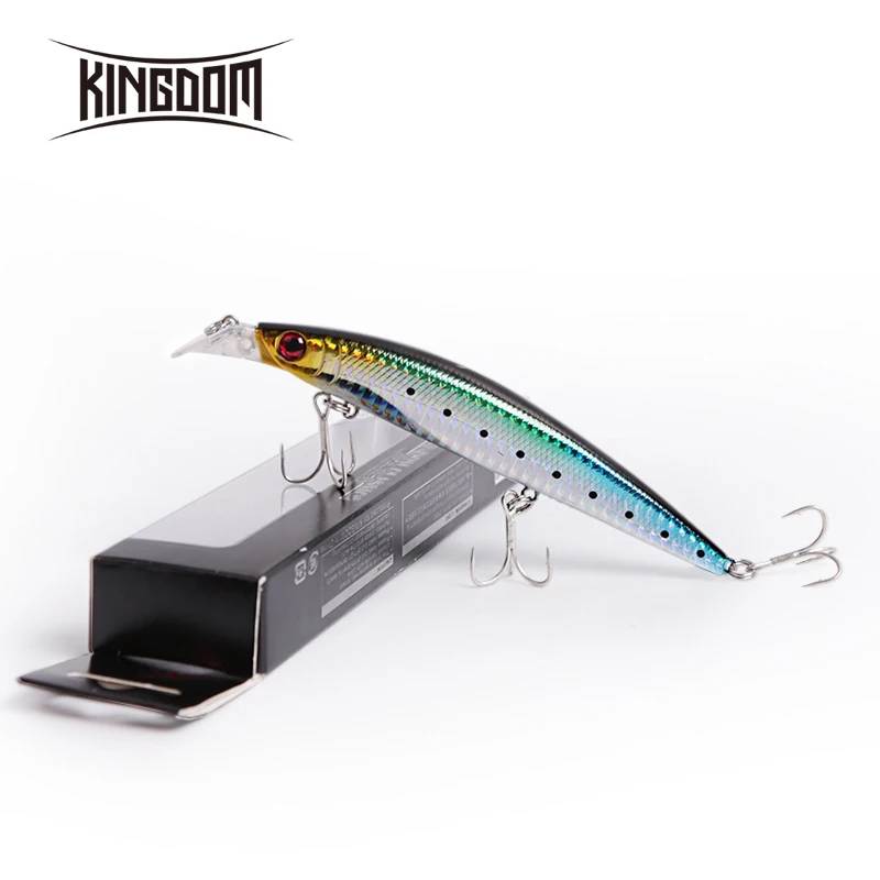 

Model 5354 Bait 125mm 23g With Strong Hooks Artificial Lure Sea Fishing Minnow 0.3-0.8m Low Speed Floating Fishing Bait, 5 color available