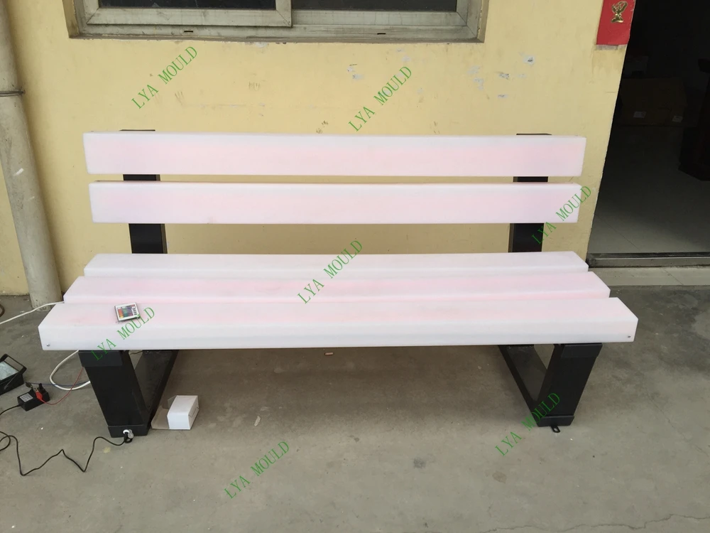 led garden bench