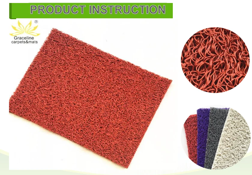 Durable Plastic Washable Anti Slip Coil Floor Mat Pvc Carpet - Buy Pvc ...