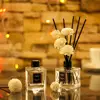 Non-fire aromatherapy lavender rattan ball volatile aromatherapy household odor removal perfume 120ml reed diffuser perfume