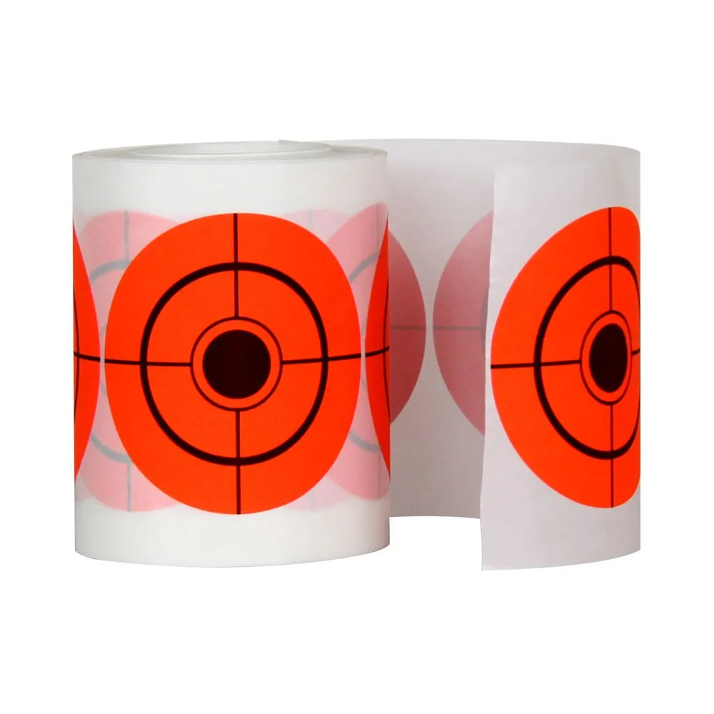 

Factory direct sale Self-Adhesive 3 Bullseye Sticker Targets + Pasters of target shooting toys, Red & custom color