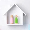 Manufacturer direct sales of Nordic style of explosive wood pink house shelves children wall hanging wall decoration shooting pr