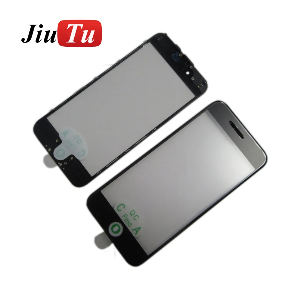 

JIUTU LCD Refurbish Service Front Glass Assembled Glass Lens+Cold Glue Pressed Frame+OCA For 7G, White/black