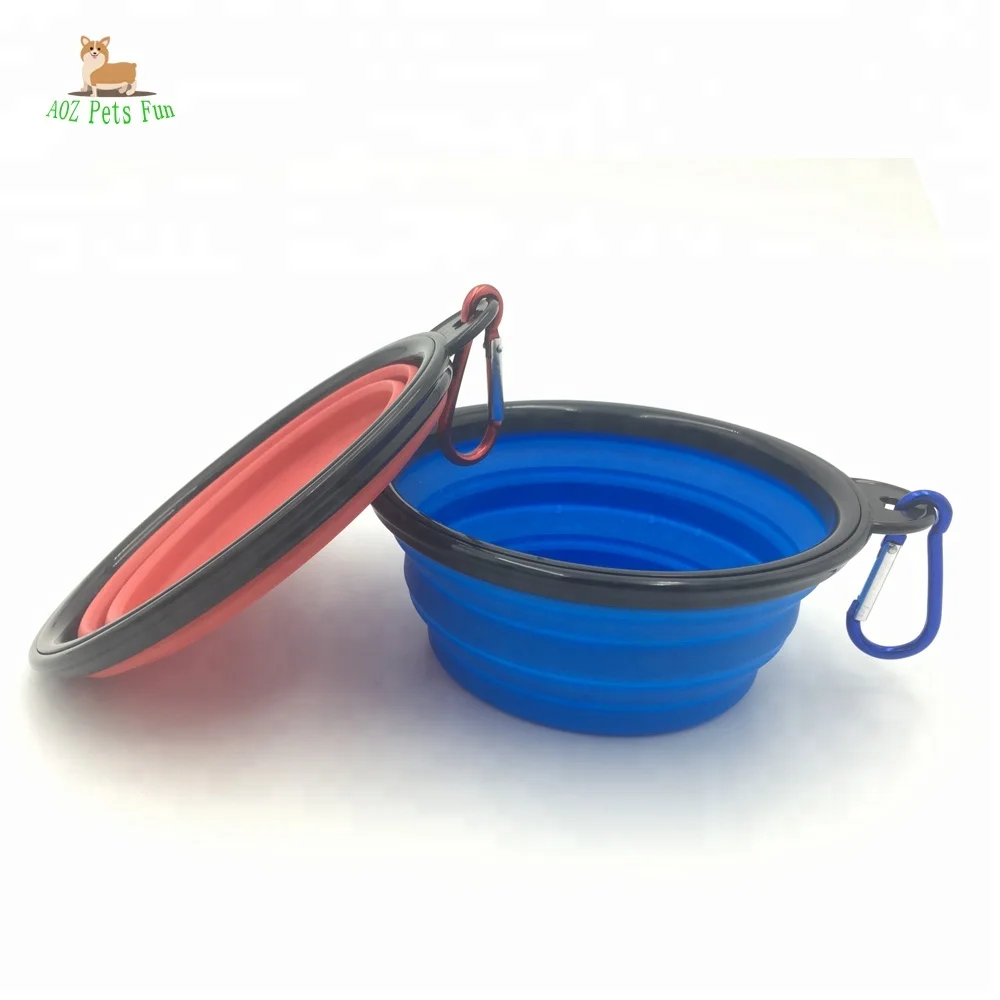 

Personalised Portable Foldable Pet Dog Bowl ,MxPEpB Folding Pet Water Bottle For Sale, 8 colors for choice