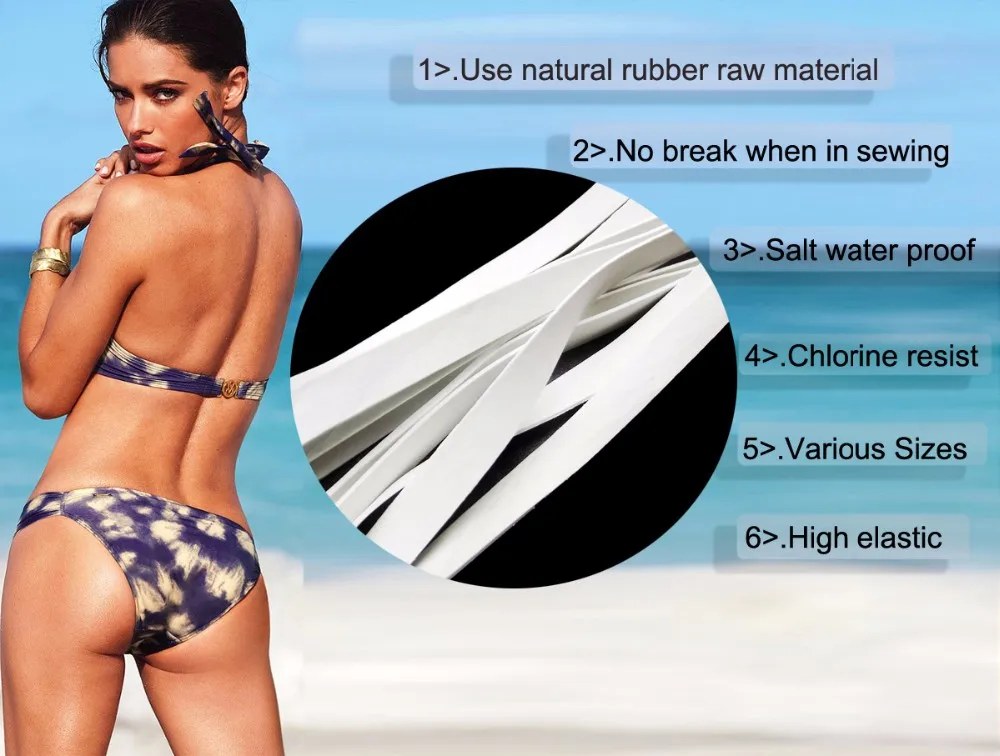 Low Price High Elasticity Swimwear Rubber Band Buy Elastic Rubber