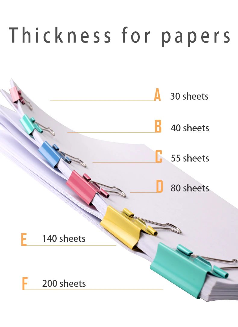 Binder clip (6)
