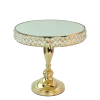 Wedding Decoration crystal pearl beads mirror top cake stand