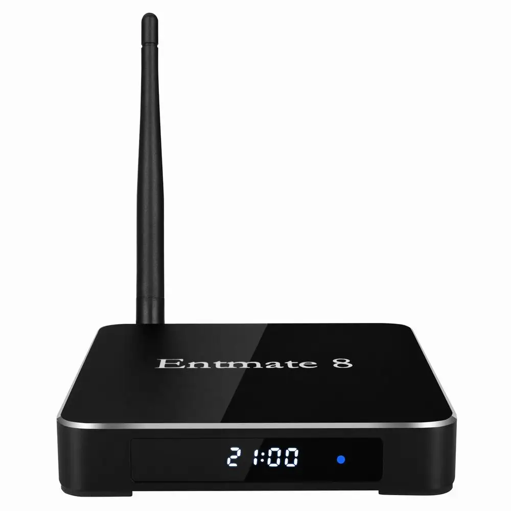 Entmate 8 Set Top Box CPU S905X2 RAM 4GB ROM 32GB with 2*MIMO Antenna&Metal Case