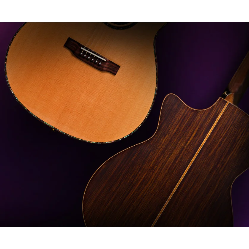 Free Shipping All Solid Body Acoustic Guitar Handmade Sitka Spruce