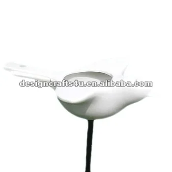 Ceramic White Bird Shaped Bird Feeder Bird Bath Buy Bird Feeder