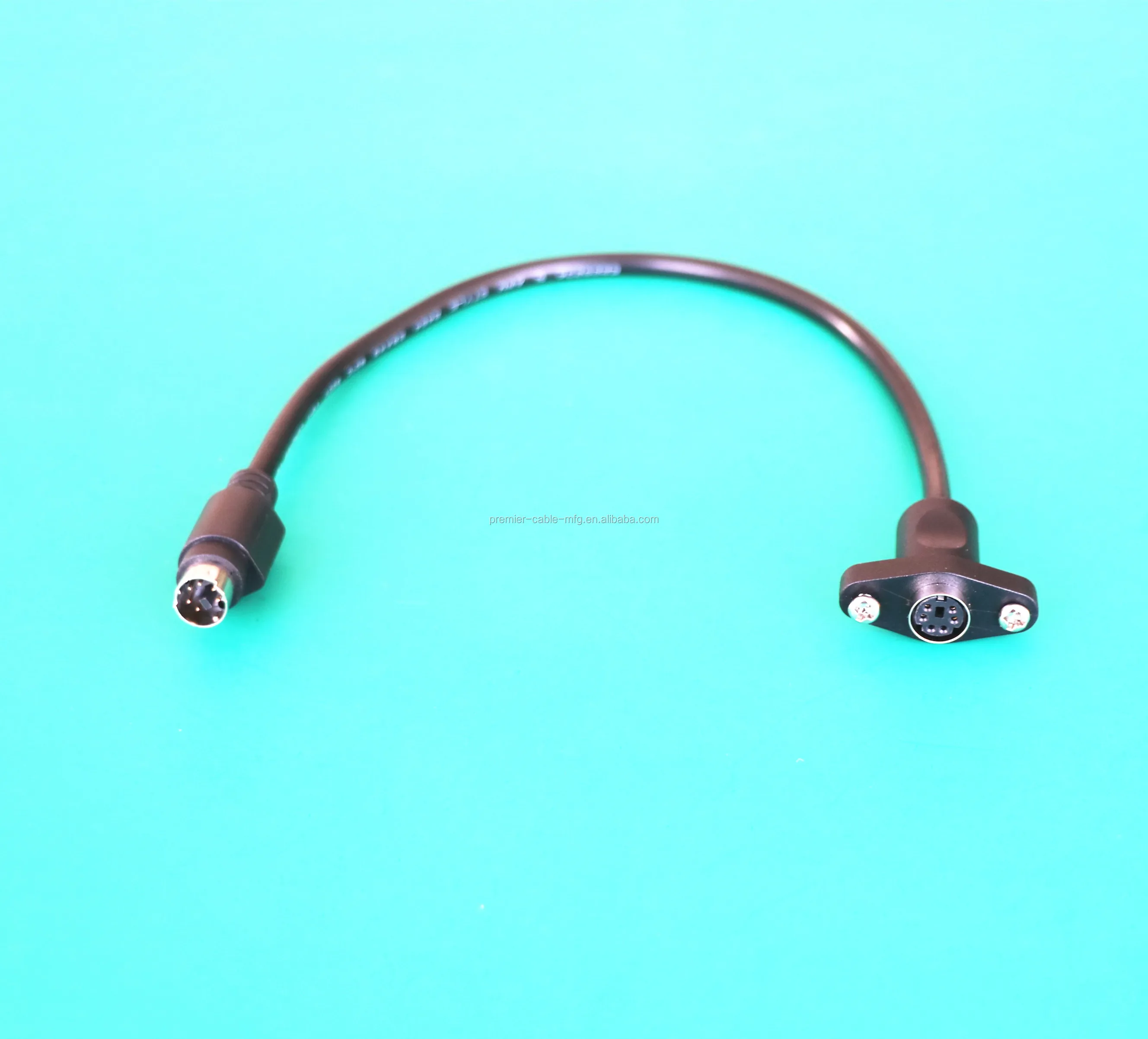 6 Pin Minidin Vrouwelijkepanel Mount 6 Pin Minidin Mannelijke Ps2