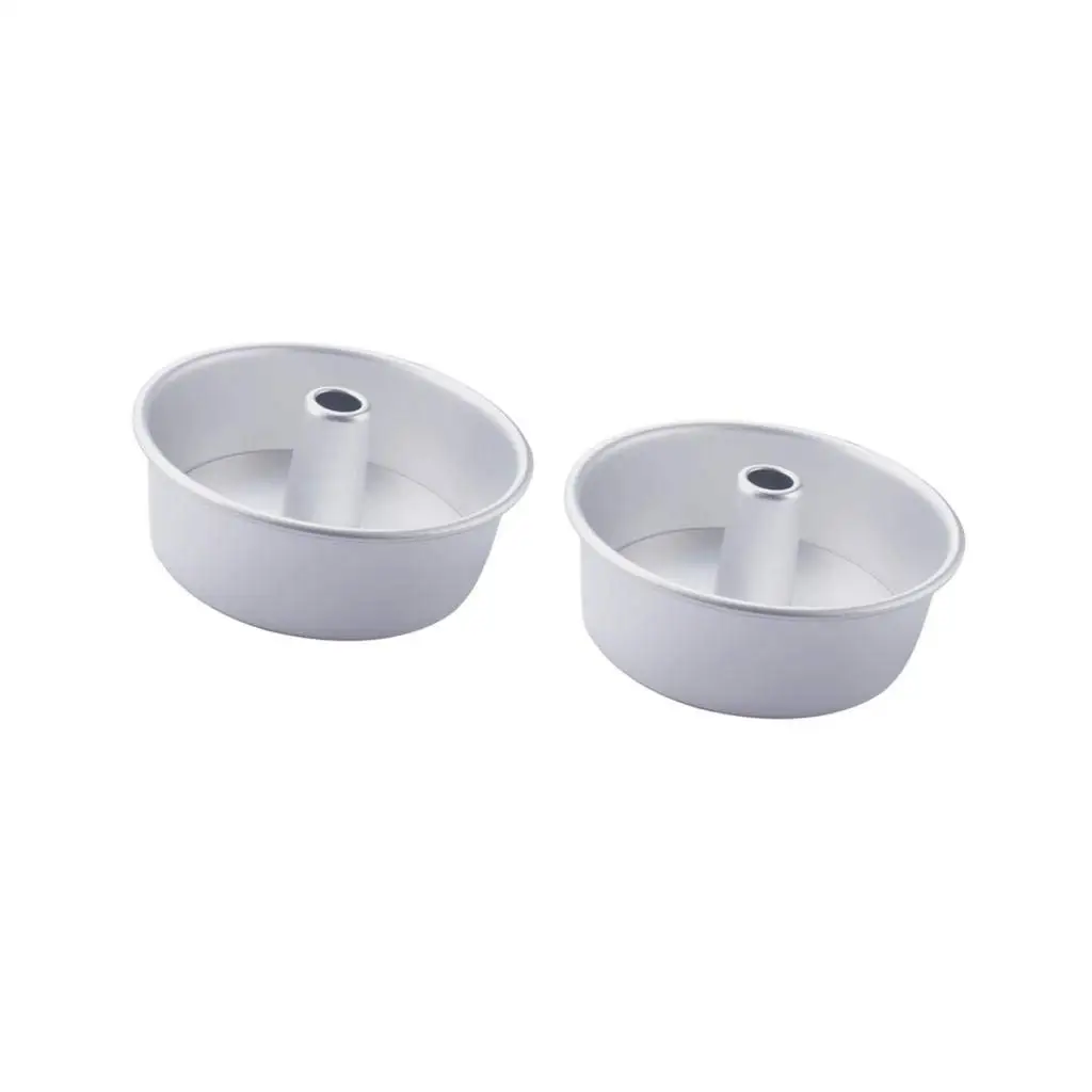 6 /"// 8/" Aluminium Chiffon Kuchenform Angel Food Kuchenform Wiederverwendbar