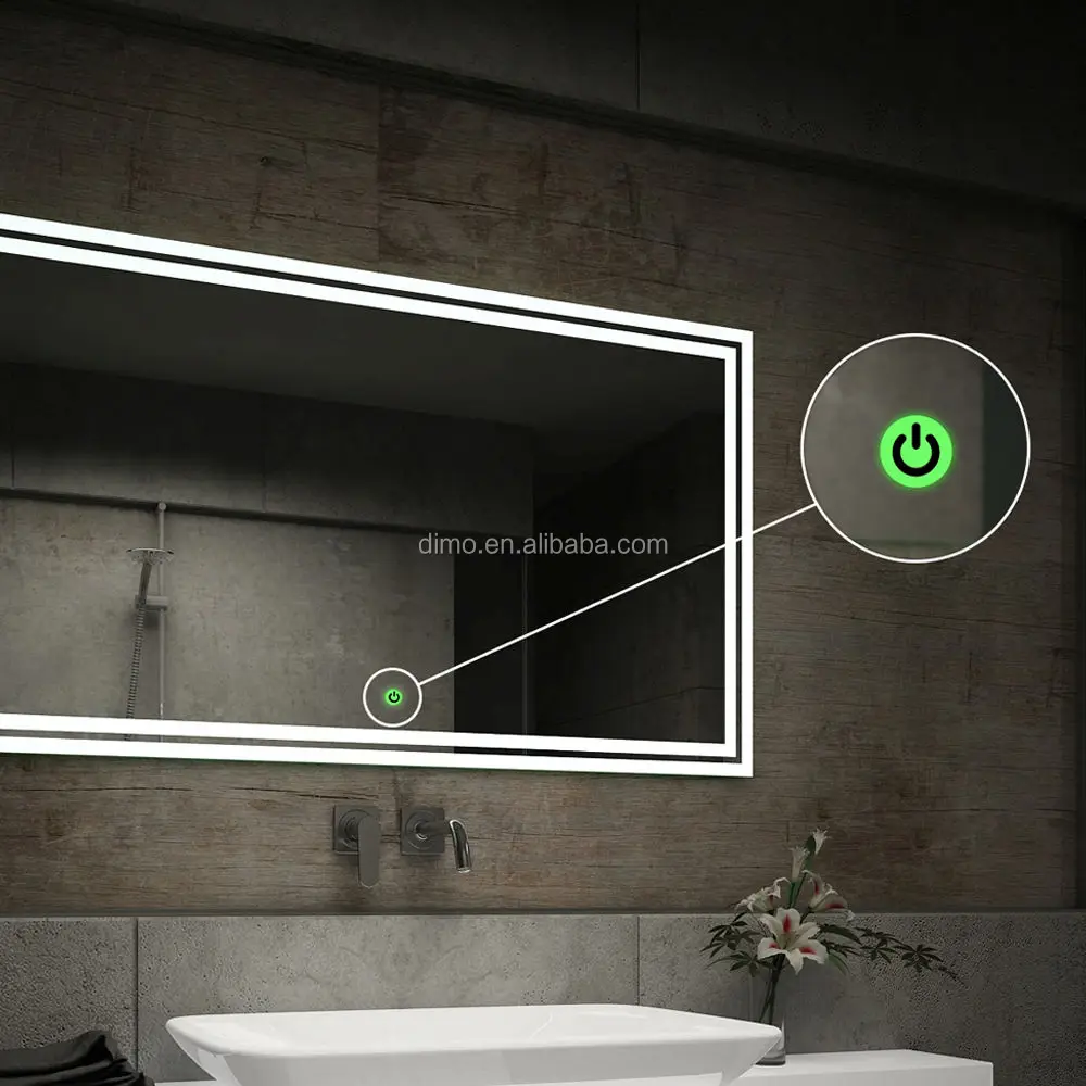 New Fashion Led Bluetooth Bathroom Smart Touch Screen Mirror - Buy