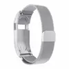 SIlver metal Milanese Loop stainless steel strap for Fitbit Charge HR watch bands