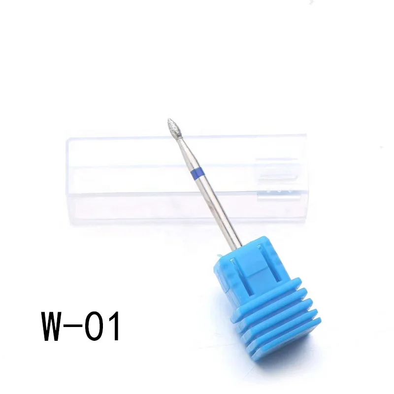 

Diamond Drill Bit 6Type 3/32'' Milling Manicure Cutter for Pedicure Electric Machine Device Tool ED041, Show as photo