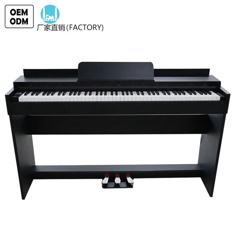 

black electronic piano 88 keys best digital piano weighted keyboard